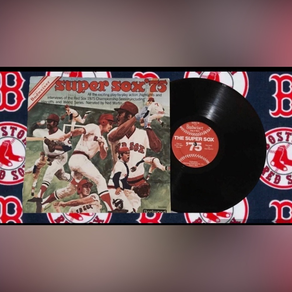 Boston Red Sox World Series Championship 1975 Season Highlights LP record album